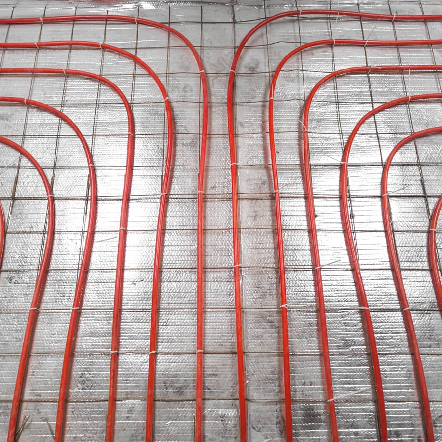 installation de planchers chauffants